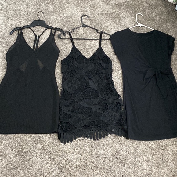 Express Dresses & Skirts - Three little black dresses for one low price! All fit size S/M.